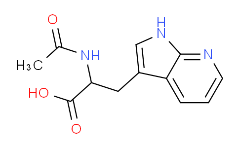 CAS No. 63024-18-0, 2-Acetamido-3-(1H-pyrrolo[2,3-b]pyridin-3-yl)propanoic acid