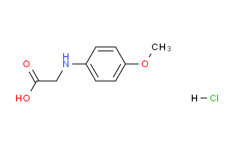CAS No. 56676-73-4, 2-((4-Methoxyphenyl)amino)acetic acid hydrochloride