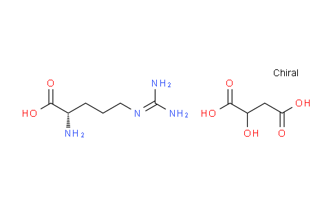CAS No. 41989-03-1, (S)-2-Amino-5-guanidinopentanoic acid 2-hydroxysuccinic acid (1:1)