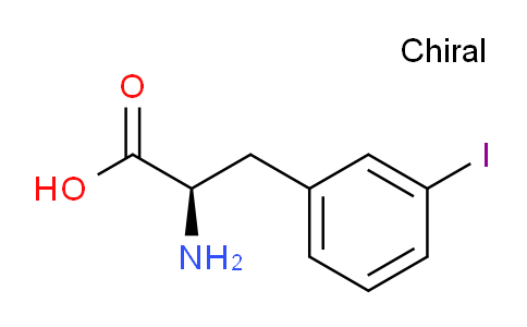 CAS No. 1241677-87-1, (R)-2-Amino-3-(3-iodophenyl)propanoic acid