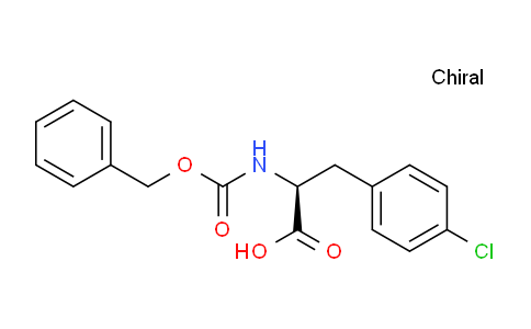 CAS No. 127888-10-2, (S)-2-(((Benzyloxy)carbonyl)amino)-3-(4-chlorophenyl)propanoic acid