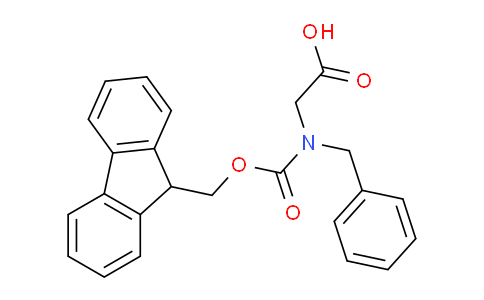 CAS No. 141743-13-7, 2-((((9H-Fluoren-9-yl)methoxy)carbonyl)(benzyl)amino)acetic acid