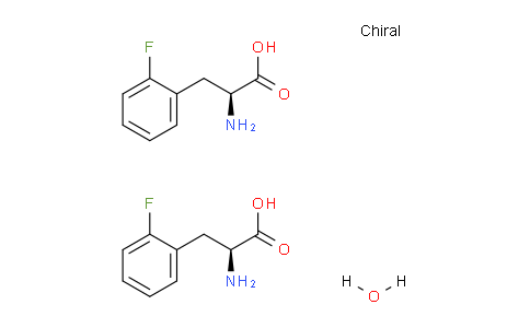 CAS No. 205652-54-6, (S)-2-Amino-3-(2-fluorophenyl)propanoic acid hydrate(2:1)