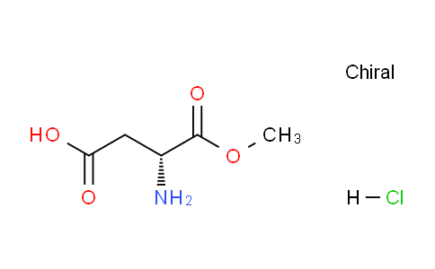 CAS No. 129902-07-4, (R)-3-Amino-4-methoxy-4-oxobutanoic acid hydrochloride