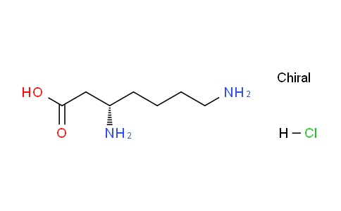 CAS No. 192003-02-4, (S)-3,7-Diaminoheptanoic acid hydrochloride