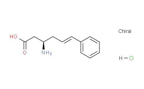 CAS No. 332064-71-8, (R,E)-3-Amino-6-phenylhex-5-enoic acid hydrochloride