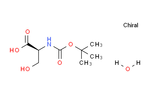 204191-40-2 | (S)-2-((tert-Butoxycarbonyl)amino)-3-hydroxypropanoic acid hydrate