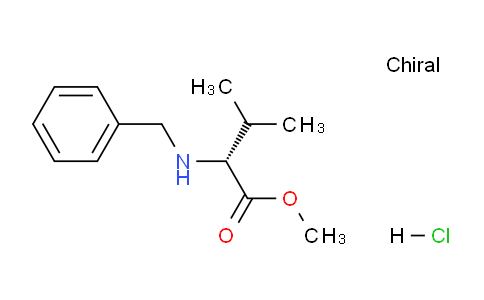 CAS No. 210917-86-5, (R)-Methyl 2-(benzylamino)-3-methylbutanoate hydrochloride