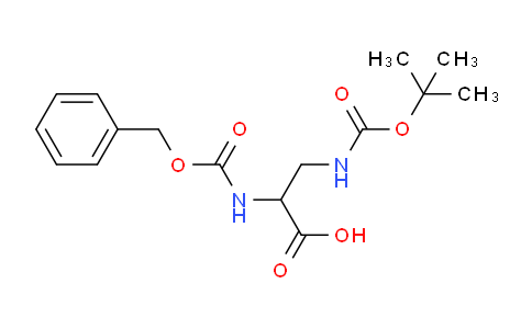 CAS No. 159002-15-0, 2-(((Benzyloxy)carbonyl)amino)-3-((tert-butoxycarbonyl)amino)propanoic acid