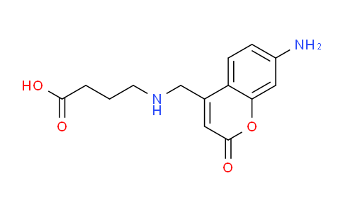 CAS No. 873950-23-3, 4-(((7-Amino-2-oxo-2H-chromen-4-yl)methyl)amino)butanoic acid