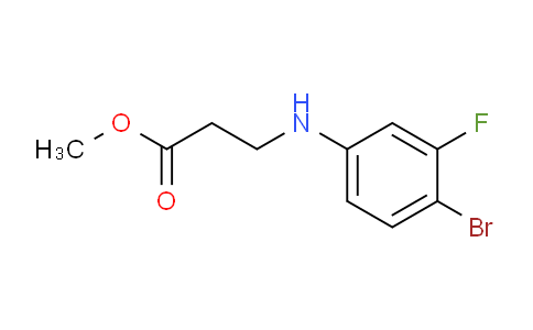 CAS No. 1468872-74-3, methyl 3-((4-bromo-3-fluorophenyl)amino)propanoate