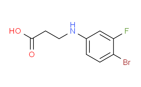 CAS No. 1478456-25-5, 3-((4-bromo-3-fluorophenyl)amino)propanoic acid