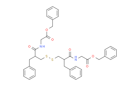 CAS No. 141437-88-9, dibenzyl 2,2'-((3,3'-disulfanediylbis(2-benzylpropanoyl))bis(azanediyl))diacetate