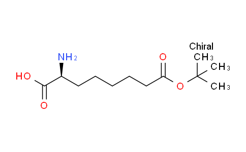 CAS No. 276869-42-2, (S)-2-Amino-8-(tert-butoxy)-8-oxooctanoic acid