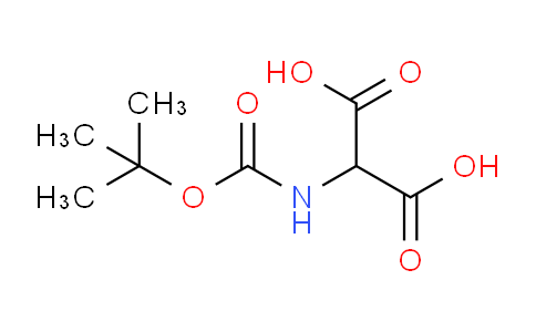 CAS No. 119881-02-6, 2-((tert-Butoxycarbonyl)amino)malonic acid