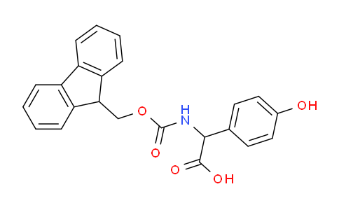 879500-54-6 | 2-((((9H-Fluoren-9-yl)methoxy)carbonyl)amino)-2-(4-hydroxyphenyl)acetic acid