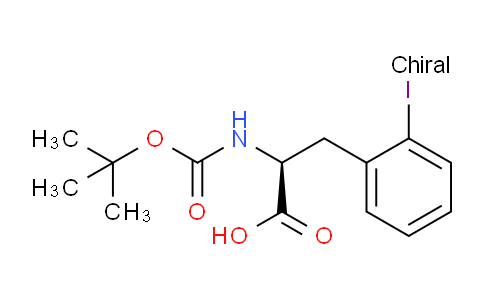 CAS No. 273221-78-6, (S)-2-((tert-Butoxycarbonyl)amino)-3-(2-iodophenyl)propanoic acid