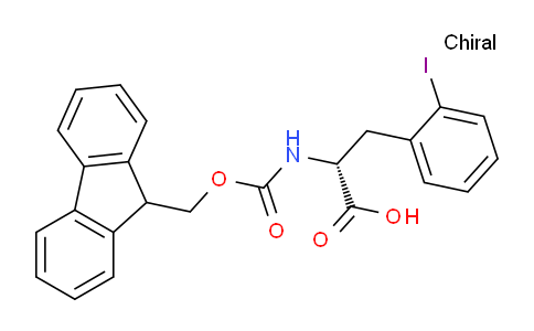 CAS No. 478183-65-2, (R)-2-((((9H-Fluoren-9-yl)methoxy)carbonyl)amino)-3-(2-iodophenyl)propanoic acid