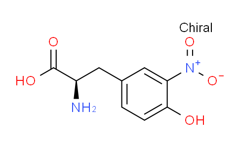 CAS No. 32988-39-9, (R)-2-Amino-3-(4-hydroxy-3-nitrophenyl)propanoic acid