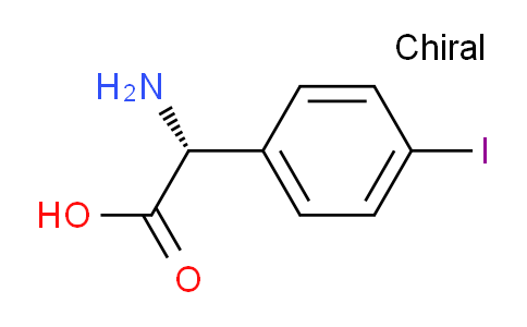 CAS No. 25673-26-1, (R)-2-Amino-2-(4-iodophenyl)acetic acid