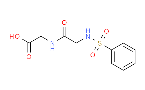 CAS No. 389070-77-3, 2-(2-(Phenylsulfonamido)acetamido)acetic acid