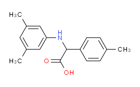 CAS No. 725253-01-0, 2-((3,5-Dimethylphenyl)amino)-2-(p-tolyl)acetic acid