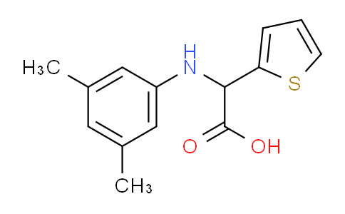 CAS No. 725253-23-6, 2-((3,5-Dimethylphenyl)amino)-2-(thiophen-2-yl)acetic acid