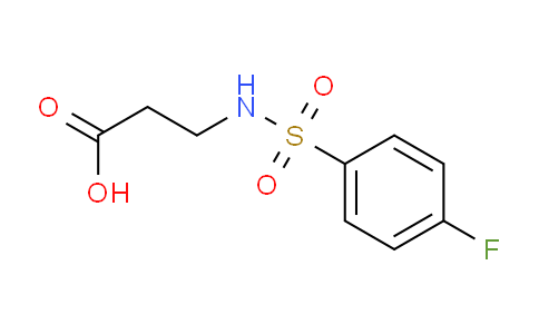 CAS No. 208121-88-4, 3-(4-Fluorophenylsulfonamido)propanoic acid