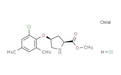 CAS No. 1354488-35-9, (2S,4S)-Methyl 4-(2-chloro-4,6-dimethylphenoxy)pyrrolidine-2-carboxylate hydrochloride