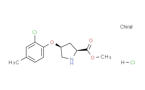 CAS No. 1354487-33-4, (2S,4S)-Methyl 4-(2-chloro-4-methylphenoxy)pyrrolidine-2-carboxylate hydrochloride