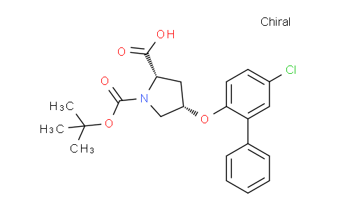CAS No. 1354486-36-4, (2S,4S)-1-(tert-Butoxycarbonyl)-4-((5-chloro-[1,1'-biphenyl]-2-yl)oxy)pyrrolidine-2-carboxylic acid