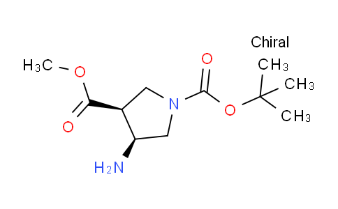 CAS No. 362489-71-2, (3S,4S)-1-tert-Butyl 3-methyl 4-aminopyrrolidine-1,3-dicarboxylate