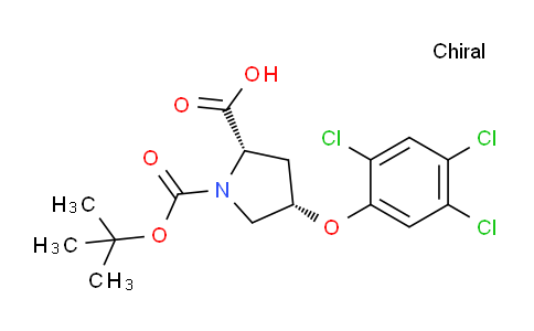CAS No. 1354486-69-3, (2S,4S)-1-(tert-Butoxycarbonyl)-4-(2,4,5-trichlorophenoxy)pyrrolidine-2-carboxylic acid