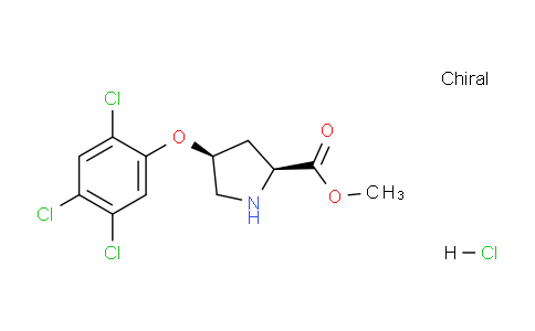 CAS No. 1354488-48-4, (2S,4S)-Methyl 4-(2,4,5-trichlorophenoxy)pyrrolidine-2-carboxylate hydrochloride