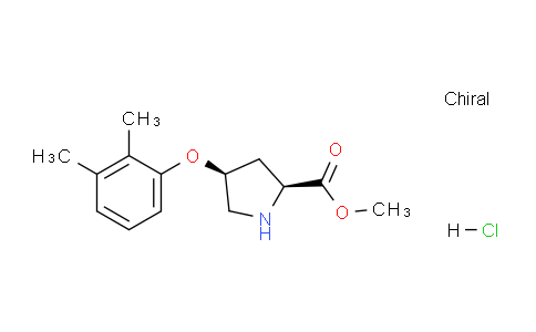 CAS No. 1354487-72-1, (2S,4S)-Methyl 4-(2,3-dimethylphenoxy)pyrrolidine-2-carboxylate hydrochloride