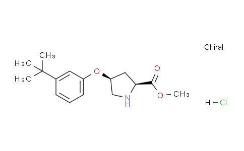 CAS No. 1354487-90-3, (2S,4S)-Methyl 4-(3-(tert-butyl)phenoxy)pyrrolidine-2-carboxylate hydrochloride
