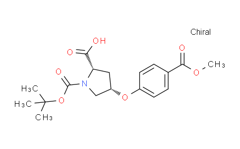 CAS No. 1135201-25-0, (2S,4S)-1-(tert-Butoxycarbonyl)-4-(4-(methoxycarbonyl)phenoxy)pyrrolidine-2-carboxylic acid