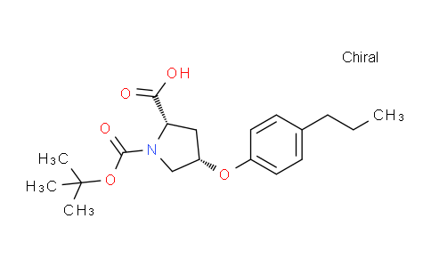 CAS No. 1354486-34-2, (2S,4S)-1-(tert-Butoxycarbonyl)-4-(4-propylphenoxy)pyrrolidine-2-carboxylic acid