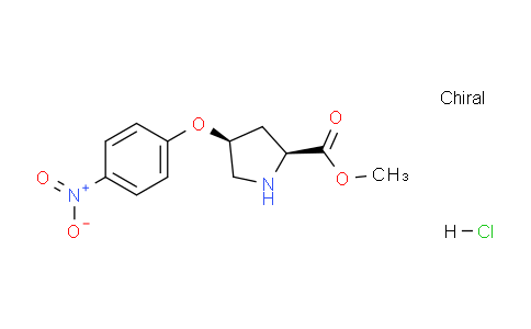 CAS No. 1354484-59-5, (2S,4S)-Methyl 4-(4-nitrophenoxy)pyrrolidine-2-carboxylate hydrochloride