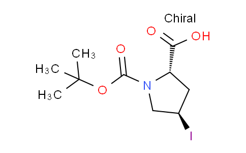 CAS No. 1932212-37-7, (2S,4R)-1-(tert-Butoxycarbonyl)-4-iodopyrrolidine-2-carboxylic acid
