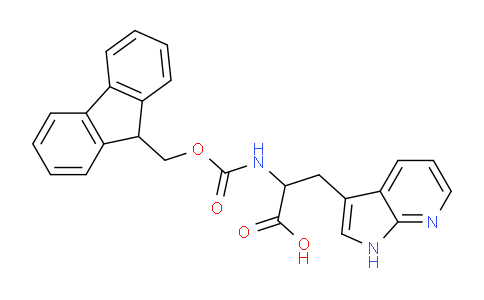 CAS No. 1219143-85-7, 2-((((9H-Fluoren-9-yl)methoxy)carbonyl)amino)-3-(1H-pyrrolo[2,3-b]pyridin-3-yl)propanoic acid