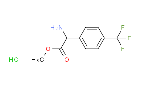 CAS No. 390815-48-2, Methyl 2-amino-2-(4-(trifluoromethyl)phenyl)acetate hydrochloride