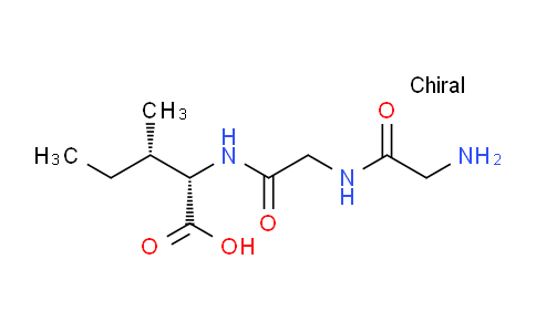 CAS No. 69242-40-6, (2S,3S)-2-(2-(2-Aminoacetamido)acetamido)-3-methylpentanoic acid