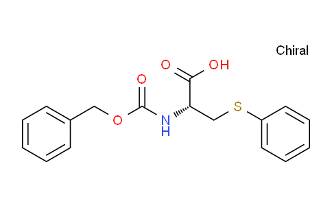 CAS No. 159453-24-4, (R)-2-(((Benzyloxy)carbonyl)amino)-3-(phenylthio)propanoic acid
