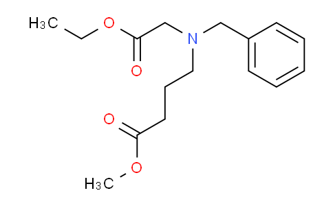 CAS No. 1256633-23-4, Methyl 4-(benzyl(2-ethoxy-2-oxoethyl)amino)butanoate