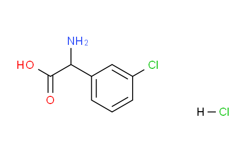 CAS No. 1214196-70-9, 2-Amino-2-(3-chlorophenyl)acetic acid hydrochloride