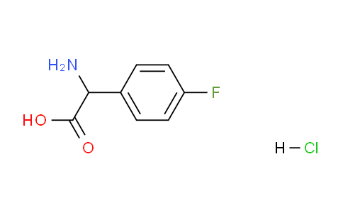 CAS No. 1219399-79-7, 2-Amino-2-(4-fluorophenyl)acetic acid hydrochloride