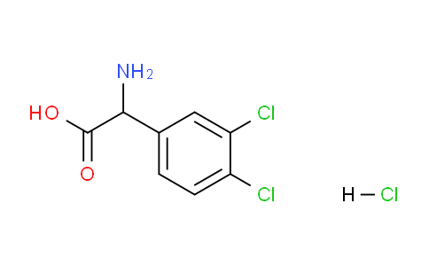 CAS No. 1105679-25-1, 2-Amino-2-(3,4-dichlorophenyl)acetic acid hydrochloride