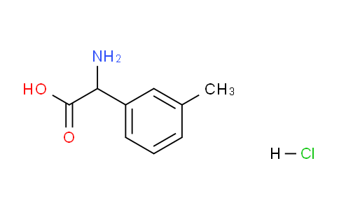 CAS No. 1072449-62-7, 2-Amino-2-(m-tolyl)acetic acid hydrochloride