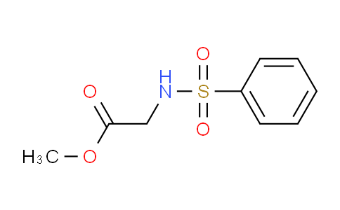 CAS No. 69398-48-7, Methyl 2-(phenylsulfonamido)acetate